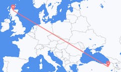 Flyreiser fra Erzurum, til Inverness