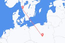 Vols de Łódź, Pologne pour Göteborg, Suède