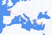 出发地 法国出发地 拉罗歇尔目的地 土耳其加济帕萨的航班