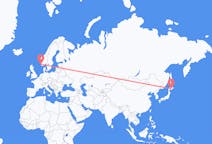 Flights from Obihiro, Japan to Stavanger, Norway
