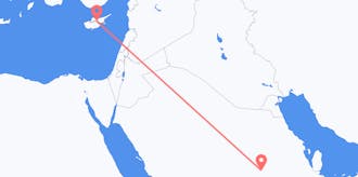 出发地 沙特阿拉伯目的地 塞浦路斯的航班