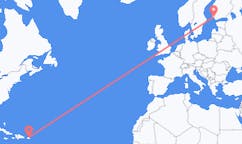 Flights from San Juan to Turku