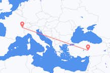 Flyrejser fra Kayseri til Genève