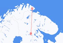 Fly fra Vadsø til Kuusamo