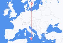 Flights from Växjö, Sweden to Valletta, Malta
