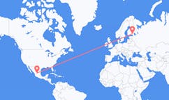 Flyreiser fra Zacatecas, Mexico til Villmanstrand, Finland