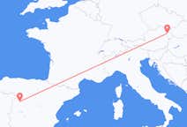 Flyg från Salamanca, Spanien till Vienna, Österrike