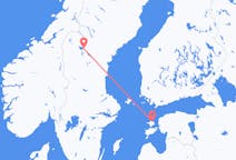 Vols depuis la ville de Kardla vers la ville de Östersund