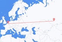 Vluchten van Novokoeznetsk naar Brussels Hoofdstedelijk Gewest