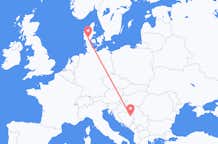 Flyrejser fra Tuzla, Bosnien-Hercegovina til Billund, Danmark