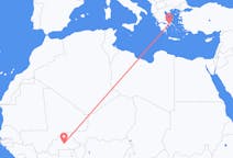 Flyrejser fra Ouagadougou til Athen