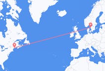 Flyrejser fra Rockland, USA til Göteborg, Sverige