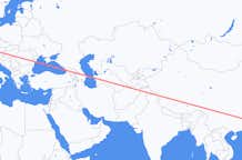 Flyreiser fra Ganzhou, Kina til Salzburg, Østerrike