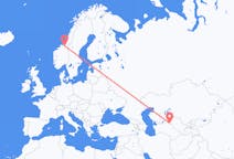 Flüge von Urganch, Usbekistan nach Trondheim, Norwegen