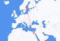 Flyg från Sohag, Egypten till Stockholm, Egypten