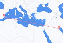 Voli da Al Kuwait, Kuwait to Murcia, Spagna