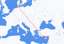 Flights from Paphos in Cyprus to Hamburg in Germany