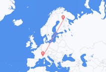 Flights from from Kuusamo to Turin