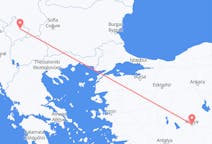 Flyreiser fra Konya, til Priština