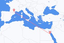 Flüge von Hurghada, Ägypten nach Carcassonne, Frankreich