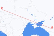 Flyg från Mineralnye Vody, Ryssland till Wrocław, Polen