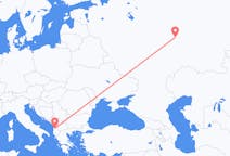 Loty z Kazań, Rosja do Tirana, Albania
