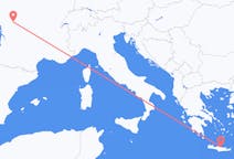 Flyg från Poitiers, Frankrike till Heraklion, Grekland