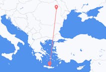 Flyg från Heraklion, Grekland till Bacău, Rumänien