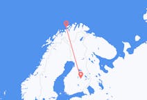 Fly fra Hasvik til Kuopio