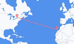 Flyreiser fra Kingston, Canada til Lanzarote, Spania