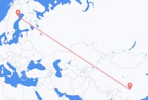 Flyreiser fra Luzhou, Kina til Skellefteå, Sverige