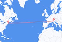 Flyrejser fra Boston, USA til Verona, Italien