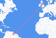 Flights from Boa Vista, Brazil to Manchester, the United Kingdom
