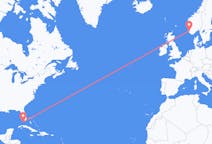 Flyrejser fra Key West til Stavanger