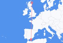 Flights from Nador, Morocco to Aberdeen, Scotland