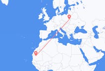 Flyg från Atar, Mauretanien till Lublin, Polen