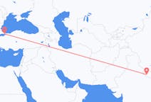 Fly fra Surkhet til Istanbul