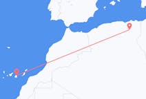 Flyreiser fra Batna, Algerie til Las Palmas, Spania