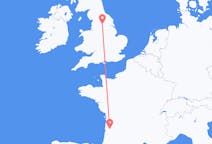 Flyreiser fra Bordeaux, Frankrike til Leeds, England