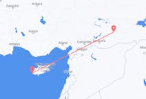 Flyrejser fra Pafos, Cypern til Diyarbakir, Tyrkiet