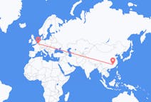 Flyreiser fra Ji an, Kina til Brussel, Belgia