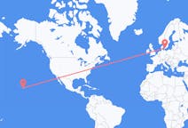 Flights from Kailua, the United States to Copenhagen, Denmark
