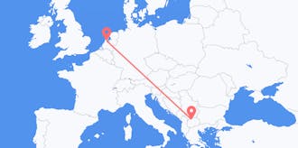 Flyreiser fra Nord-Makedonia til Nederland