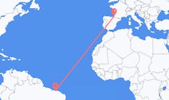 Flights from Parnaíba, Brazil to Biarritz, France