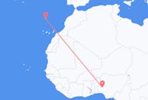 Flug frá Ilorin, Nígeríu til Funchal, Portúgal
