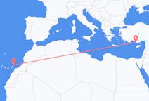 Flyg från Lanzarote till Gazipaşa