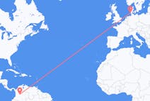 Flights from Bogotá, Colombia to Westerland, Germany