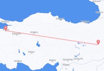 Flüge von Mus, die Türkei nach Schleimbeutel, die Türkei