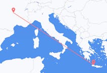 Flights from Chania, Greece to Clermont-Ferrand, France