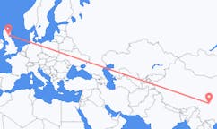 Flyg från Chengdu till Dundee